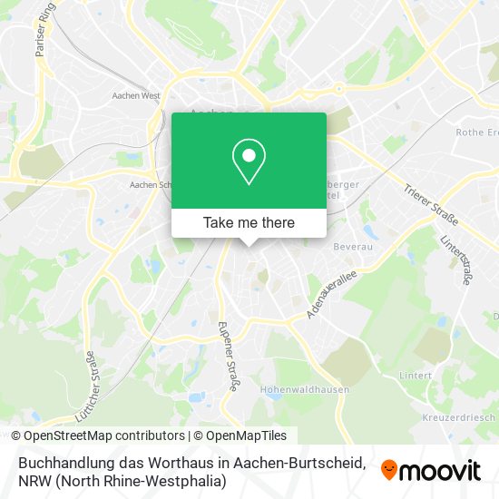 Buchhandlung das Worthaus in Aachen-Burtscheid map
