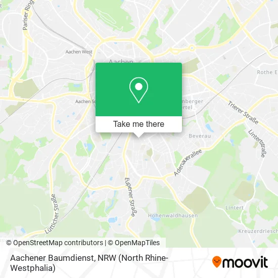 Aachener Baumdienst map