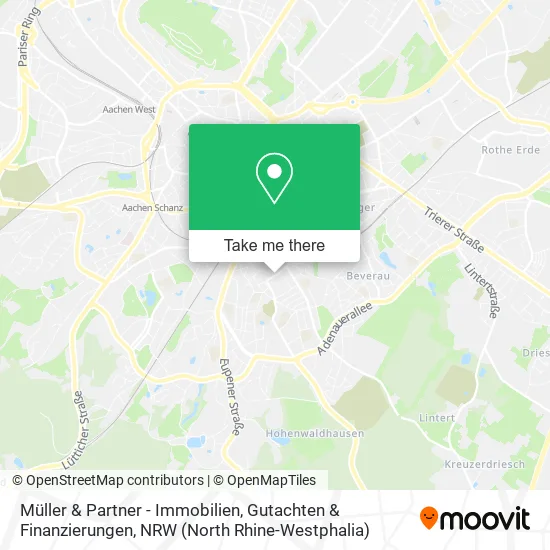 Müller & Partner - Immobilien, Gutachten & Finanzierungen map