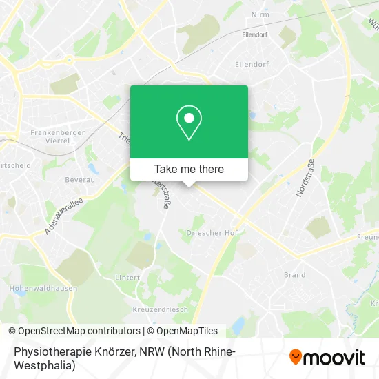 Physiotherapie Knörzer map