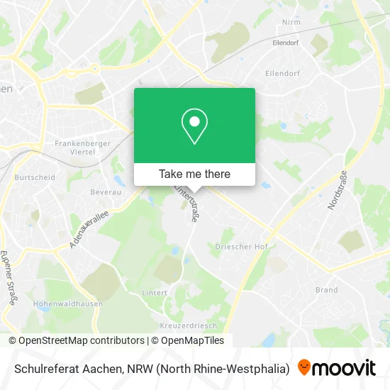 Карта Schulreferat Aachen