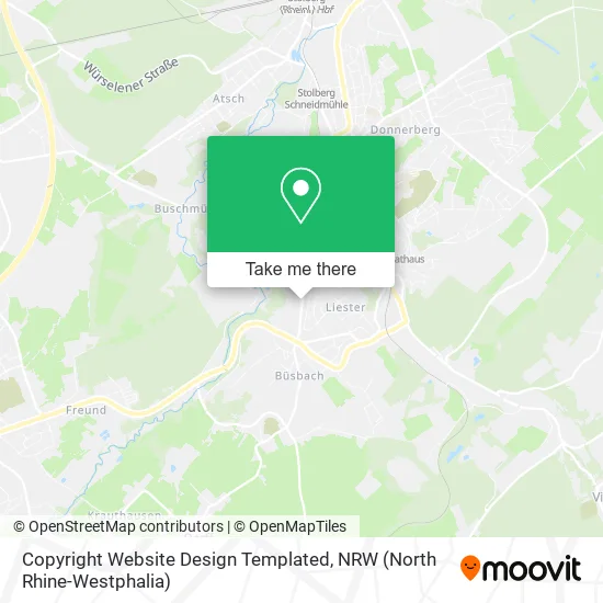 Карта Copyright Website Design Templated