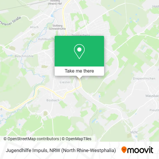Карта Jugendhilfe Impuls