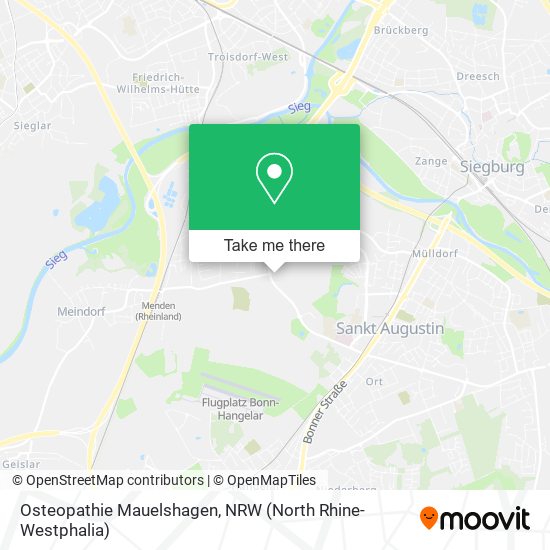 Osteopathie Mauelshagen map
