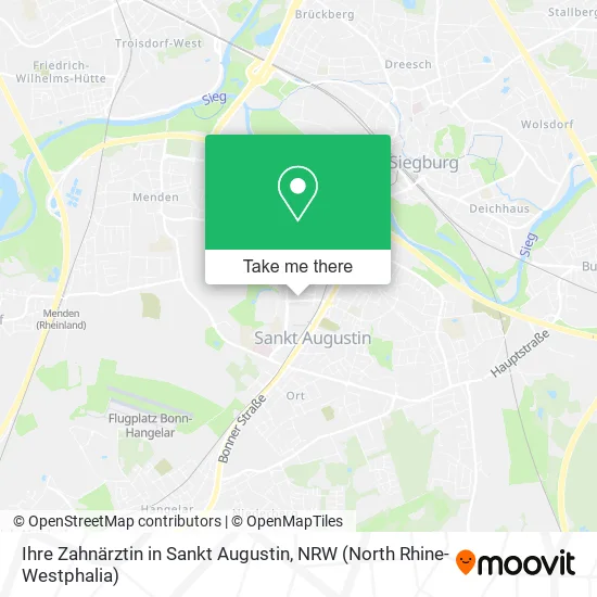 Карта Ihre Zahnärztin in Sankt Augustin