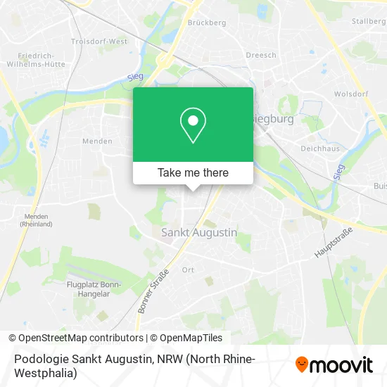 Карта Podologie Sankt Augustin