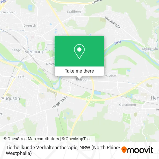 Карта Tierheilkunde Verhaltenstherapie