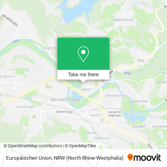 Карта Europäischen Union