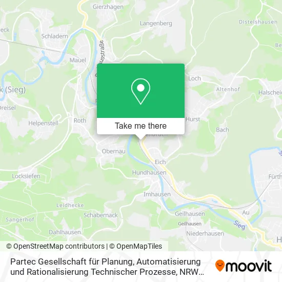 Карта Partec Gesellschaft für Planung, Automatisierung und Rationalisierung Technischer Prozesse