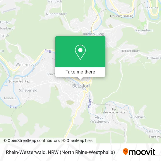Карта Rhein-Westerwald