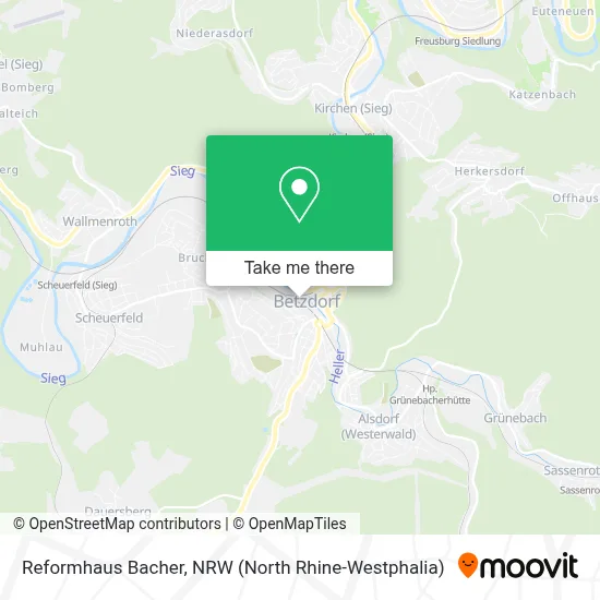 Reformhaus Bacher map