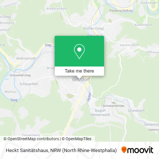 Карта Heckt Sanitätshaus