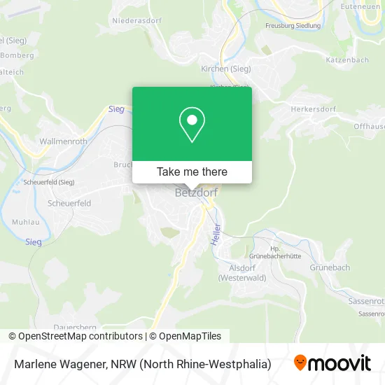 Карта Marlene Wagener