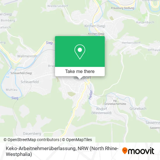 Карта Keko-Arbeitnehmerüberlassung