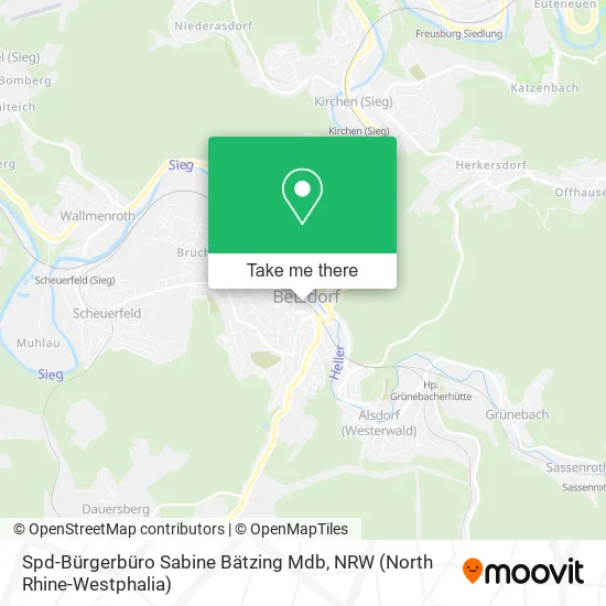 Карта Spd-Bürgerbüro Sabine Bätzing Mdb