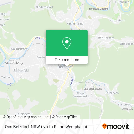 Oos Betzdorf map