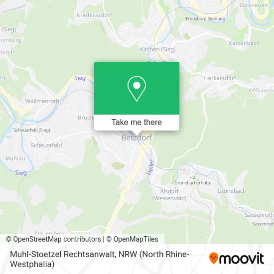 Muhl-Stoetzel Rechtsanwalt map