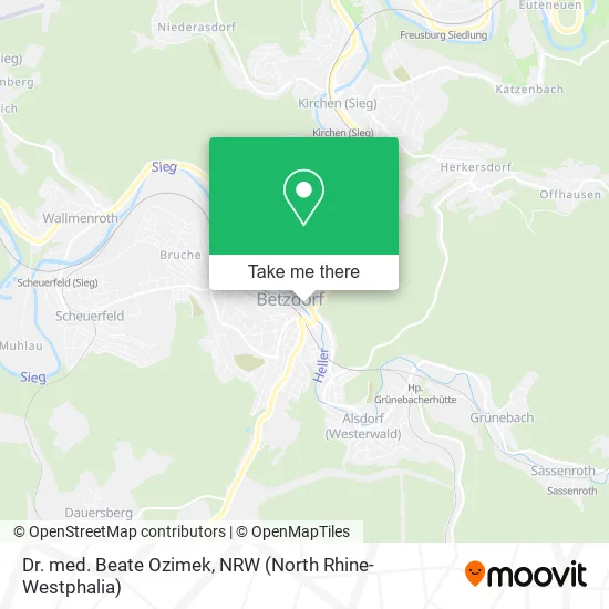 Карта Dr. med. Beate Ozimek