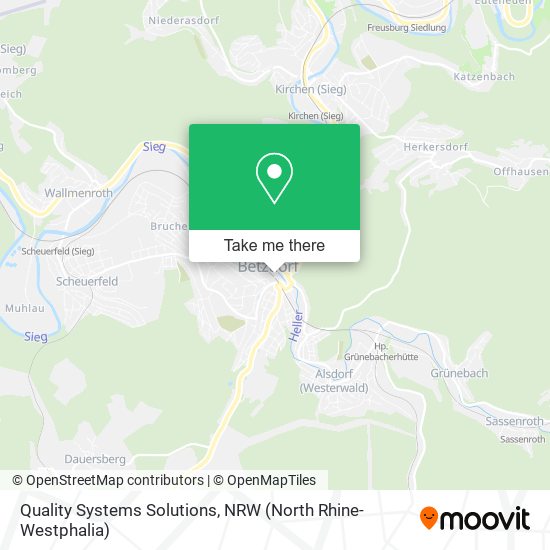 Quality Systems Solutions map