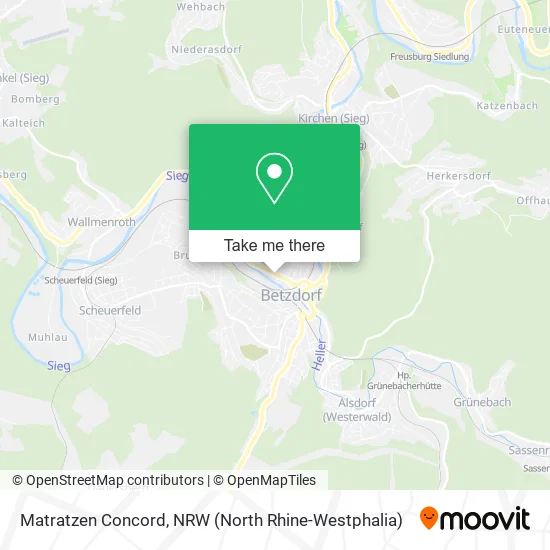 Карта Matratzen Concord