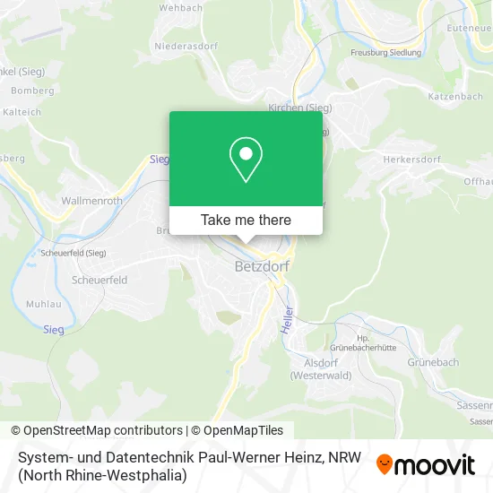 Карта System- und Datentechnik Paul-Werner Heinz