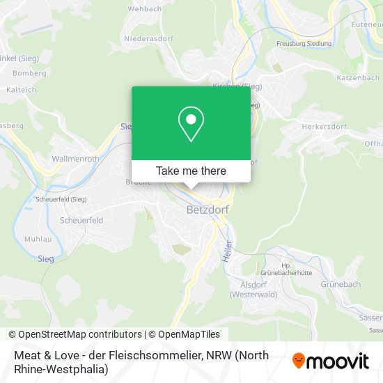 Meat & Love - der Fleischsommelier map
