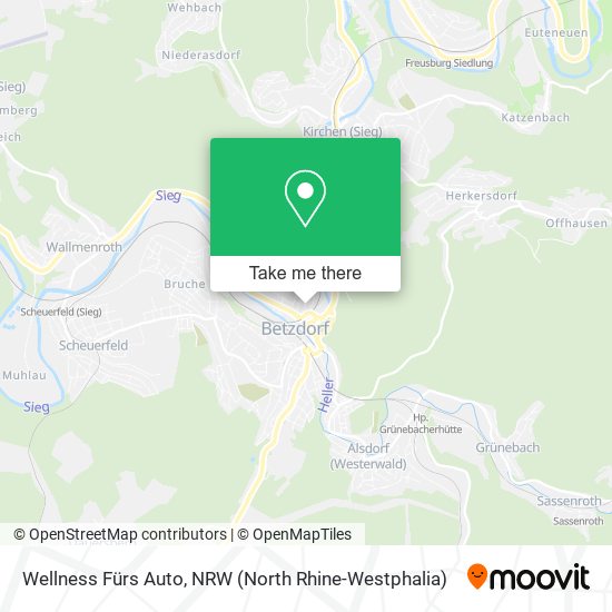 Wellness Fürs Auto map