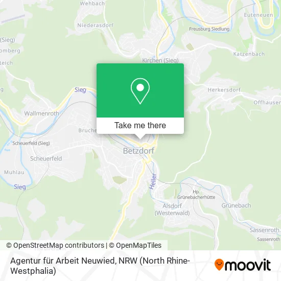 Карта Agentur für Arbeit Neuwied