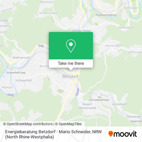 Energieberatung Betzdorf - Mario Schneider map