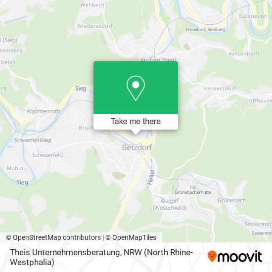 Theis Unternehmensberatung map