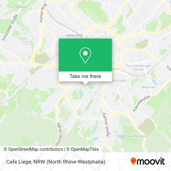 Карта Cafe Liege