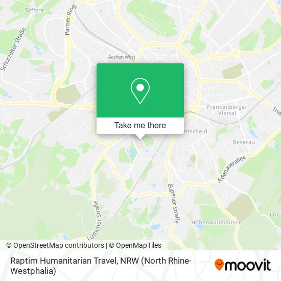 Карта Raptim Humanitarian Travel