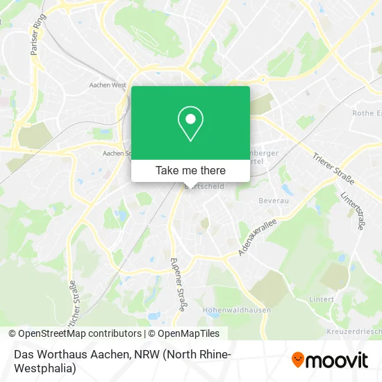 Карта Das Worthaus Aachen