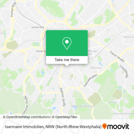 Карта Isermann Immobilien