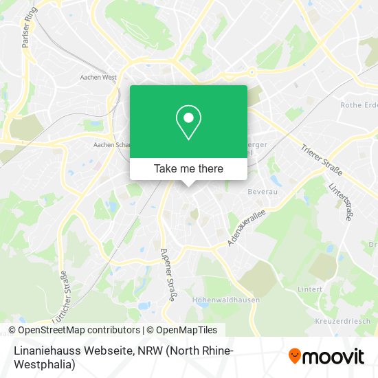 Linaniehauss Webseite map