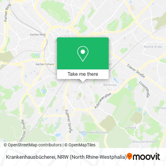 Krankenhausbücherei map