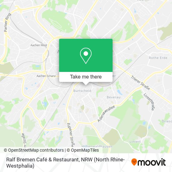Карта Ralf Bremen Café & Restaurant