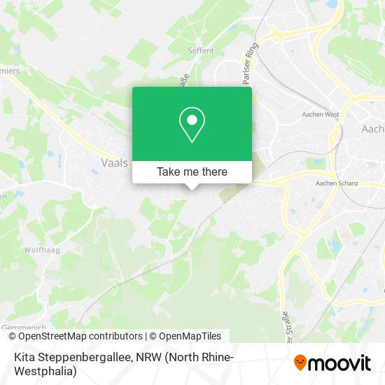 Карта Kita Steppenbergallee