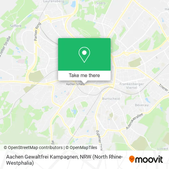Карта Aachen Gewaltfrei Kampagnen