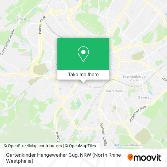 Gartenkinder Hangeweiher Gug map