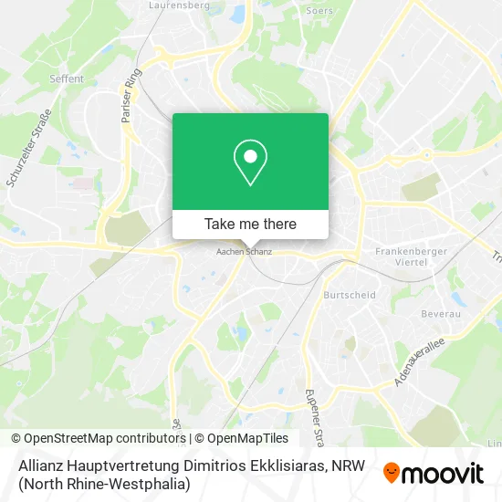 Карта Allianz Hauptvertretung Dimitrios Ekklisiaras
