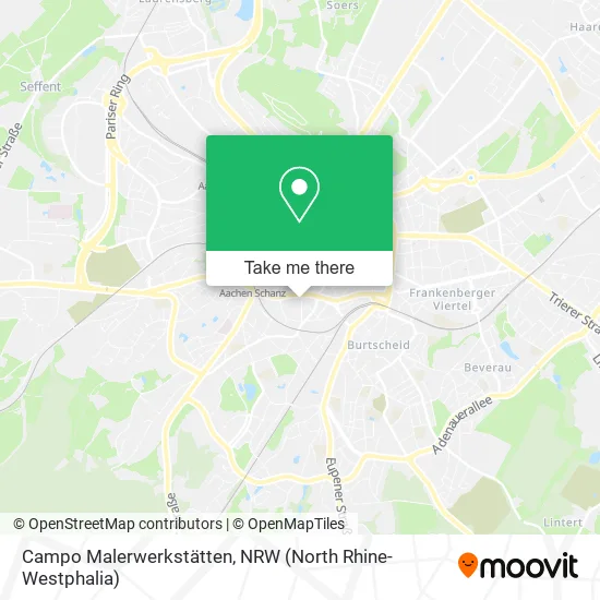 Карта Campo Malerwerkstätten