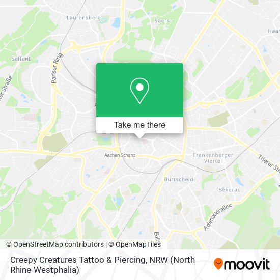 Creepy Creatures Tattoo & Piercing map