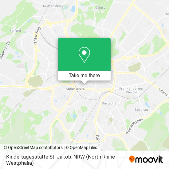 Карта Kindertagesstätte St. Jakob