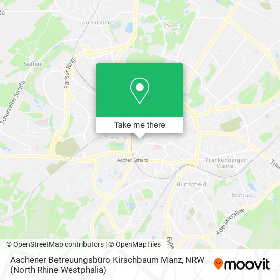 Aachener Betreuungsbüro Kirschbaum Manz map