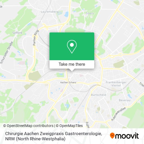 Chirurgie Aachen Zweigpraxis Gastroenterologie map