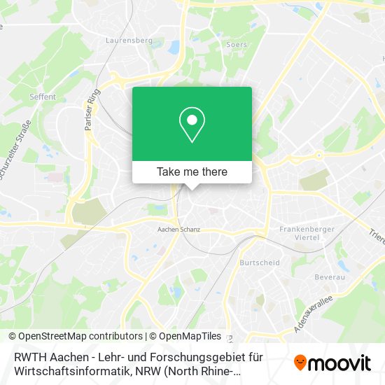 RWTH Aachen - Lehr- und Forschungsgebiet für Wirtschaftsinformatik map