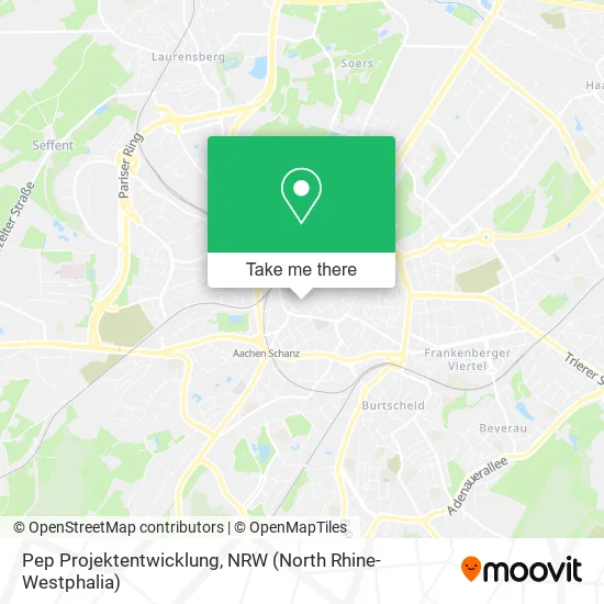 Карта Pep Projektentwicklung