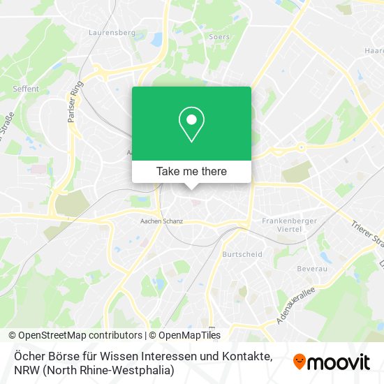 Öcher Börse für Wissen Interessen und Kontakte map