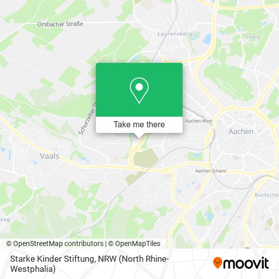 Starke Kinder Stiftung map